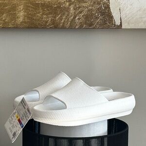 Slides White Cushion Sandals